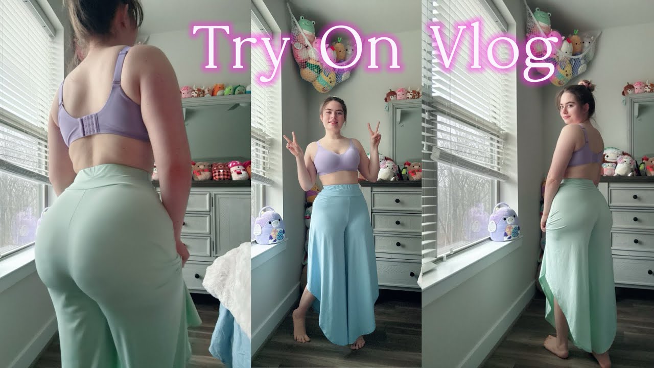 Skirt Pants Try on Vlog 🙆‍♀️🥰