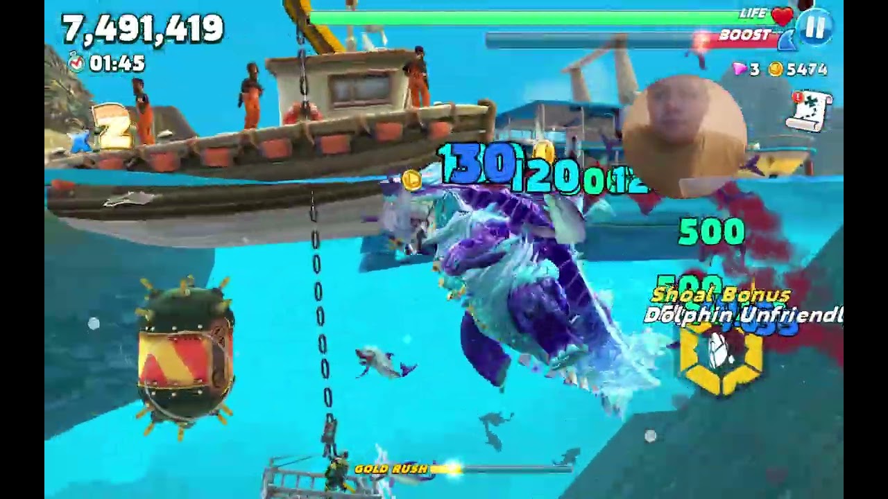 Eliud Moreno game's Hungry Shark World Sharkjira Shin