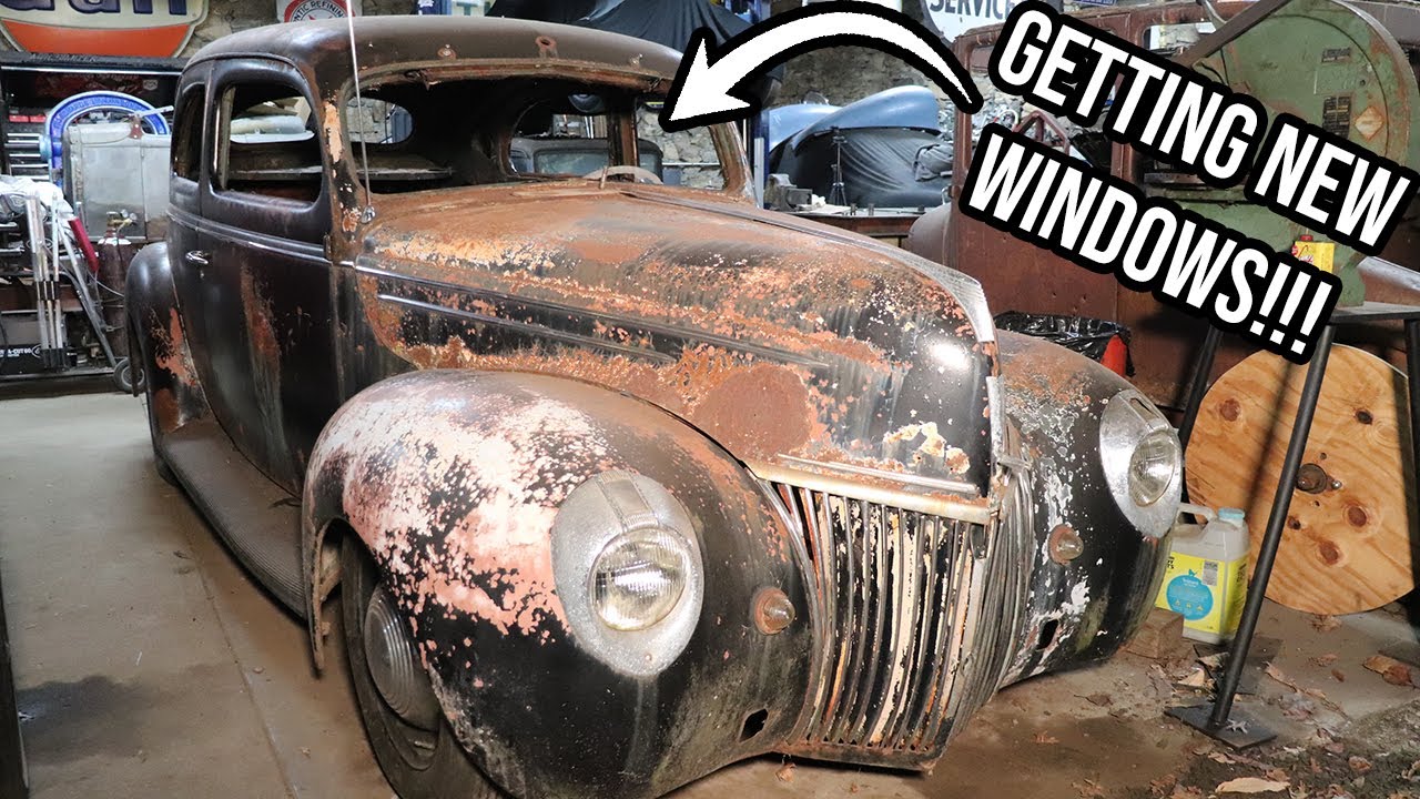 Full Window Glass Removal - 1939 Ford Forgotten Hot Rod