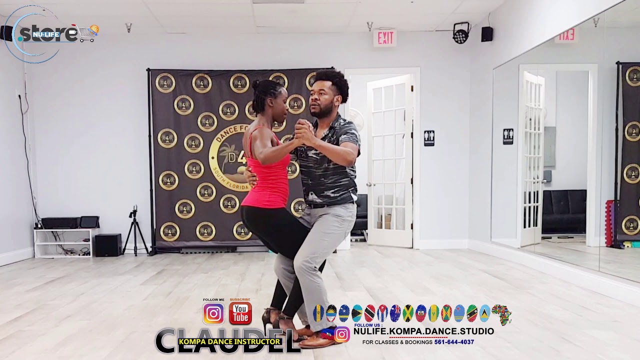CHRISTELLE 🇨🇮🇫🇷/ 2ND SESSION, INTENSIVE KOMPA DANCE LESSON..... WITH CLAUDEL... #DANSE #KOMPA