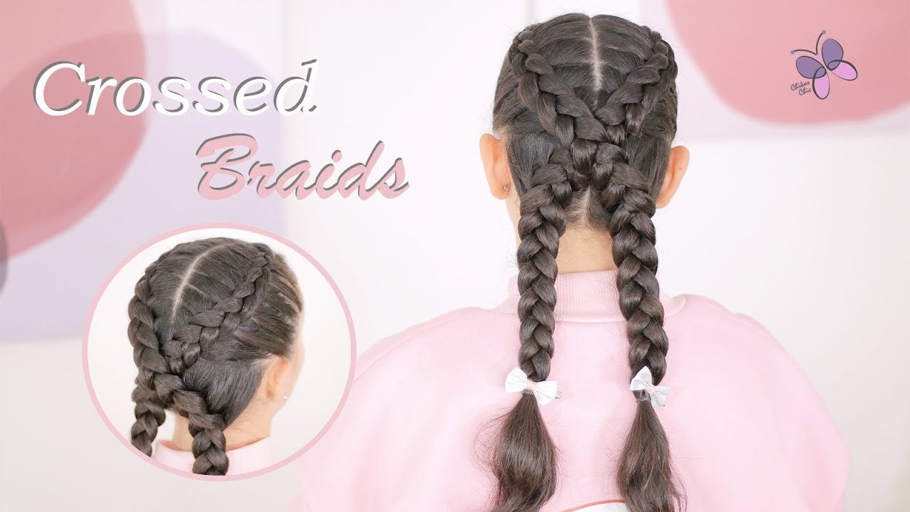 Everyday Hairstyle for Long Hair | Crossed Braids | Hairstyles for Girls | Braided Hairstyles