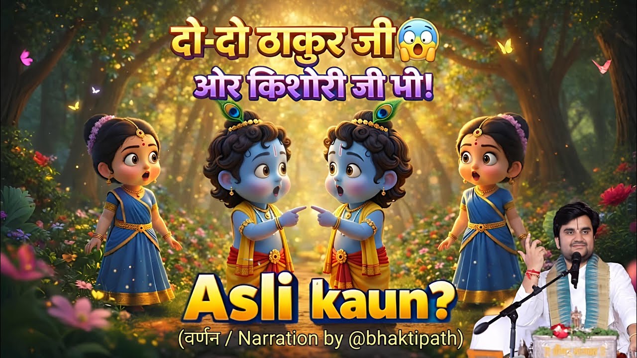 असली Thakur Ji और Kishori Ji कौन? 😱😳 | राधा रानी का चौंकाने वाला फैसला 💥👑 @BhaktiPath #krishnaleela
