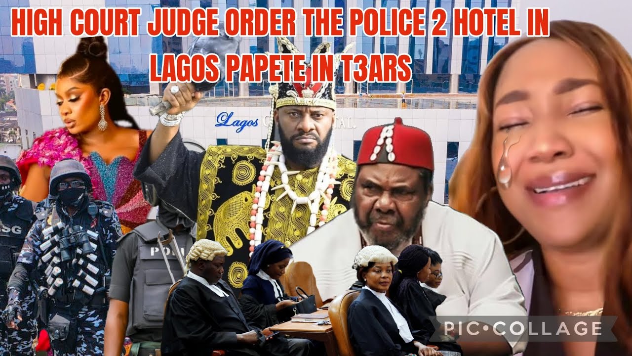 FINALLY YUL EDOCHIE IN SH0CK AS HIGH C0URT JUDGE ORDER THE P0LICE 2 H0TEL IN LAGOS PAPETE IN T3ARS