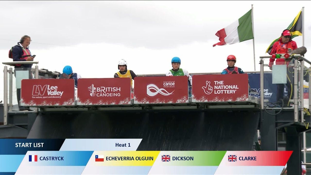 Men's Kayak Cross Heat 1 / 2023 ICF Canoe Slalom World Championships & Olympic Qualifier Lee Valley