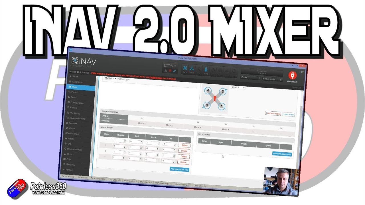iNav 2.0 Servo and Motor Mixer: A new way of doing things!