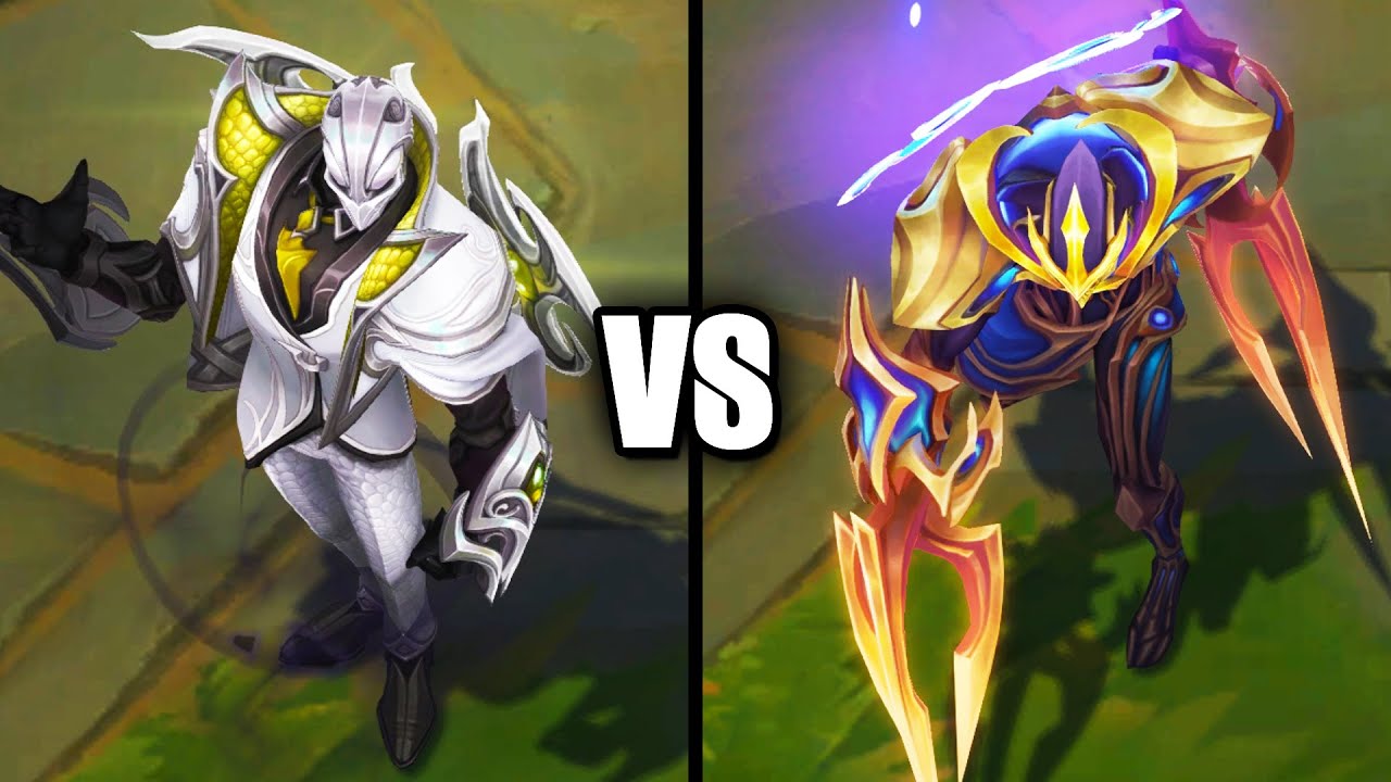 Galaxy Slayer Zed vs Debonair Zed Legendary Skins Comparison (League of Legends)