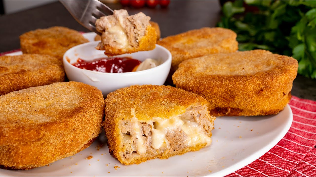 Minced Meat Roll with Cheese