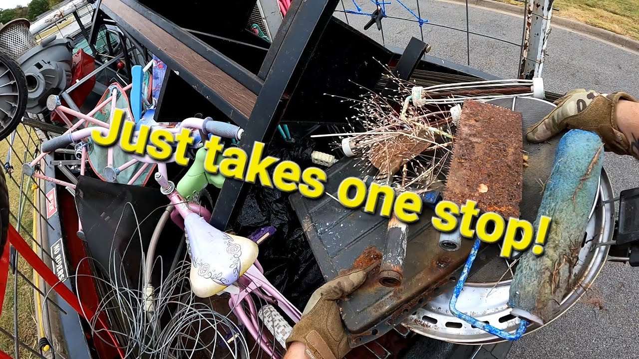 Dumpster Diving-Street Scrapping! 