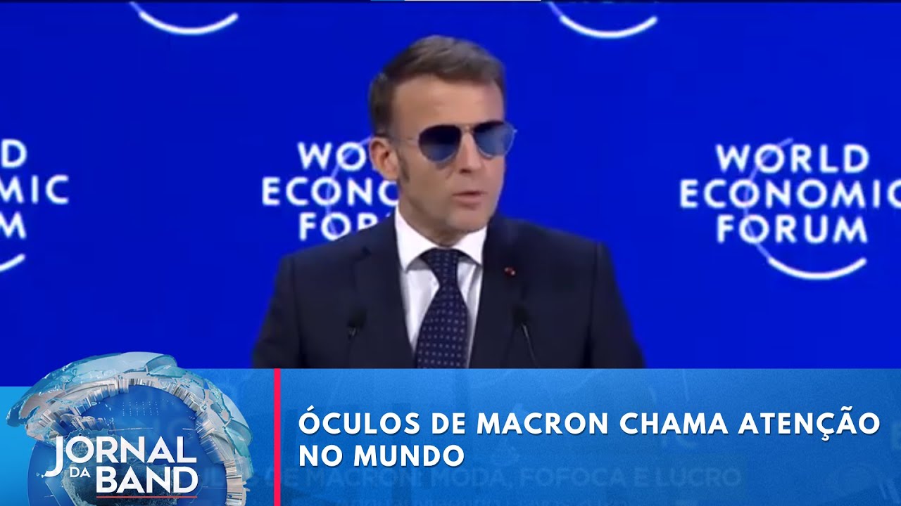 Óculos de Macron: moda, fofoca e lucro | Jornal da Band