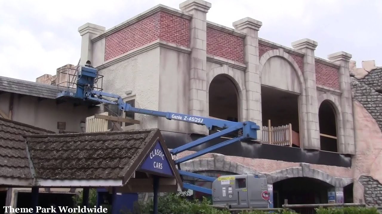 Winston Whistle Stop Tour Construction Update 26/03/13 - Drayton Manor