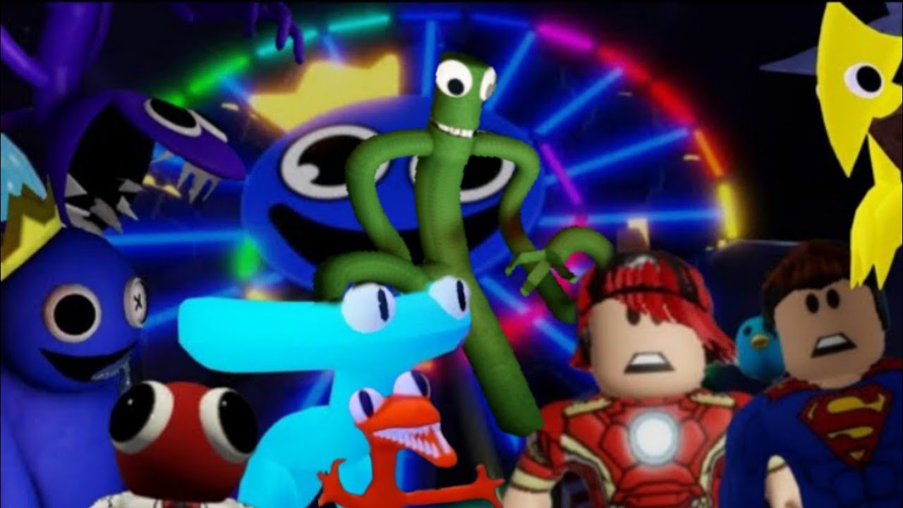 FUJA DOS AMIGOS COLORIDOS!!!! RAINBOW FREINDS 2
