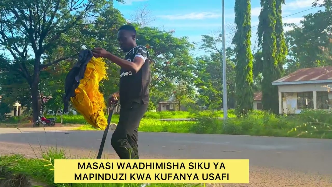 Masasi waadhimisha siku ya Mapinduzi kwa kufanya usafi