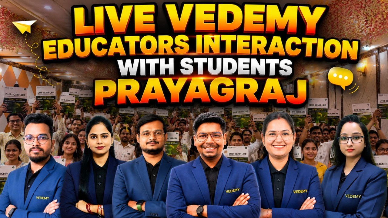 Live Vedemy Educators Interaction with Students | Prayagraj Offline Meet-UP | CSIR | GATE |