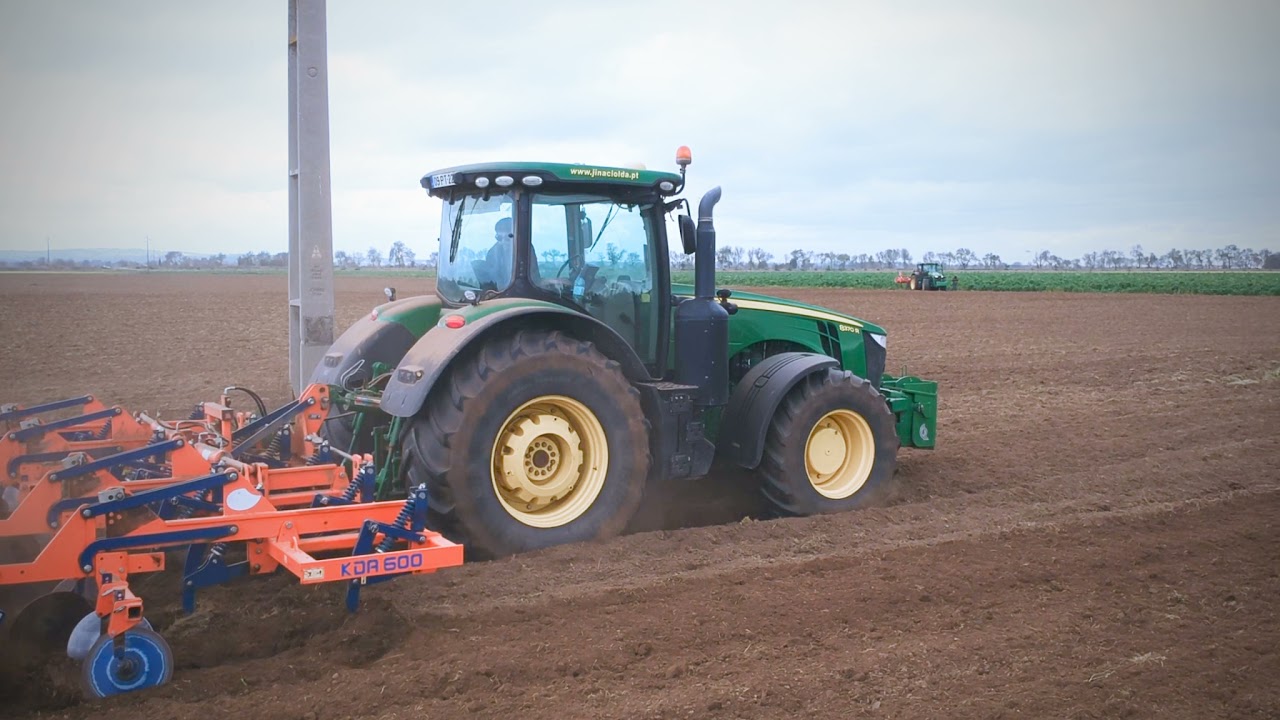 John Deere 8370r & Galucho kda 600 (Portugal)