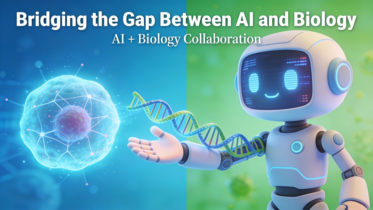Bridging the Gap Between AI and Biology (13 Minutes)