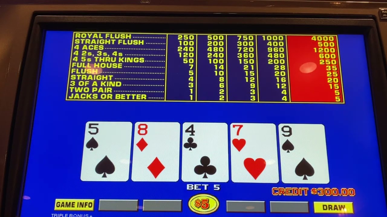 Another winning session high limit video poker