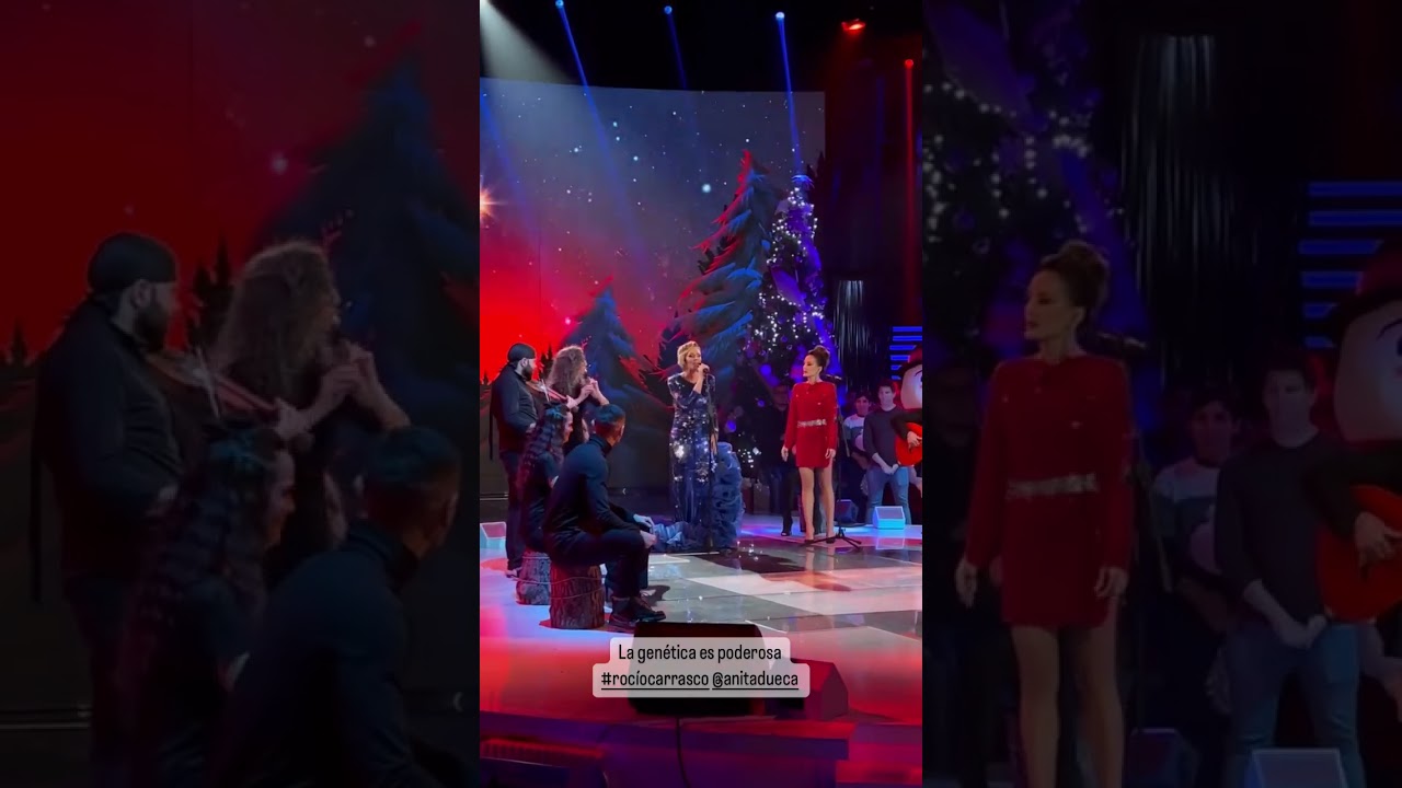🥁 Roc&iacute;o Carrasco CANTA LOS CAMPANILLEROS #fidelalbiac #anabeldue&ntilde;as #roc&iacute;oflores #shorts #navidad