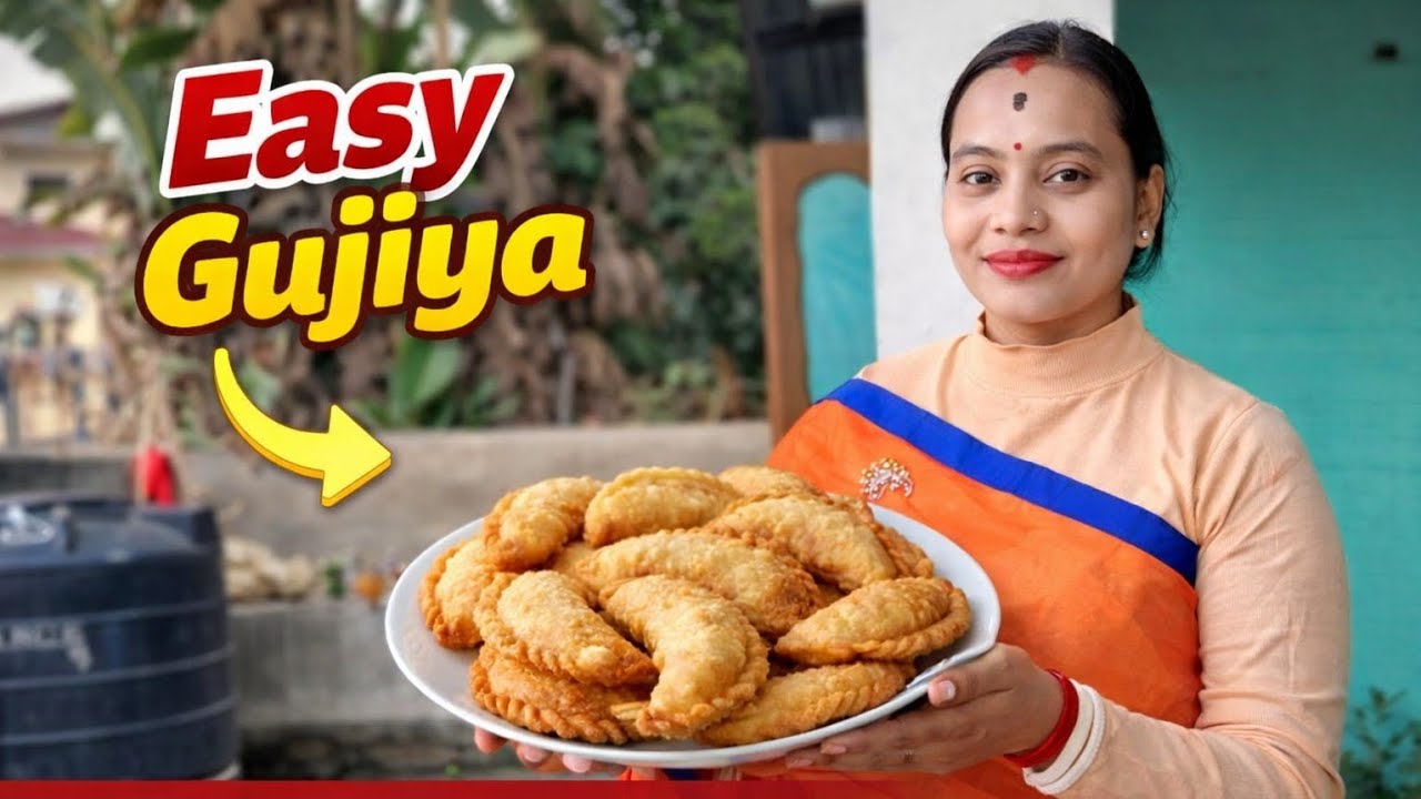 😍 Aisi Gujiya Pehle Kabhi Nahi Khayi l Khasta Gujiya Recipe 🔥l Traditional Desi Gujiya l #desifood 
