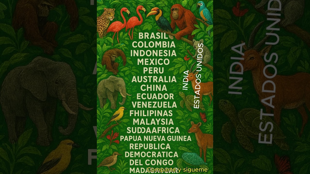 #megadiversidad  #videoviral   #paisesmegadiversos