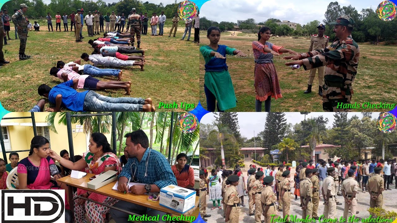 NCC Recruitment Process - 2019 in #dravidianuniversity #kuppam