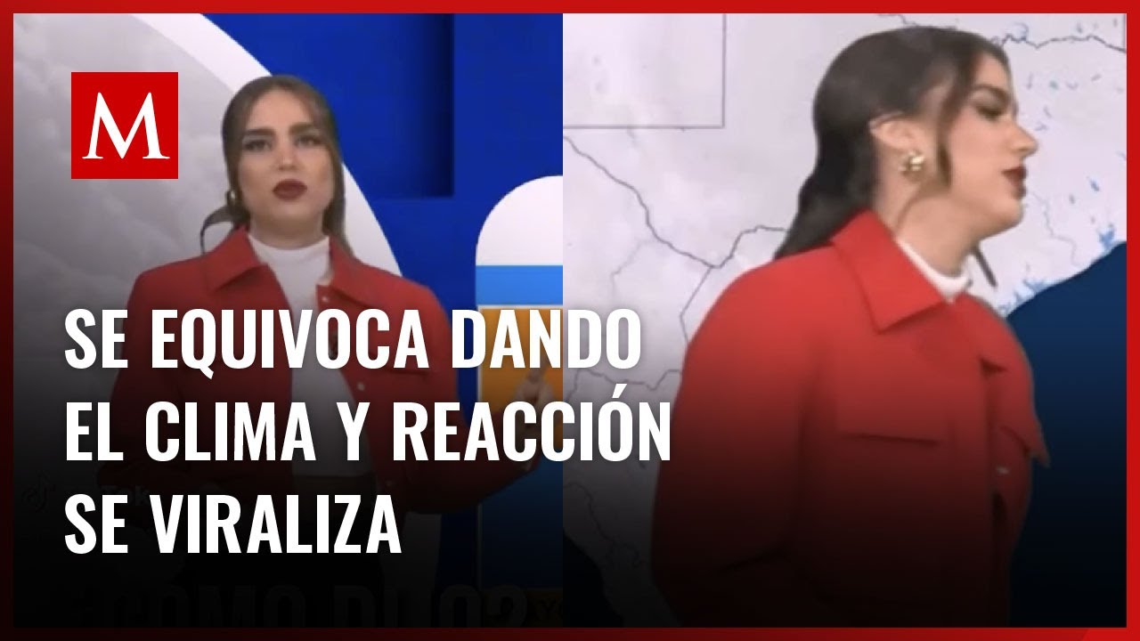 Presentadora del clima se equivoc&oacute; en vivo y lanz&oacute; insultos al aire; el video se viraliz&oacute;