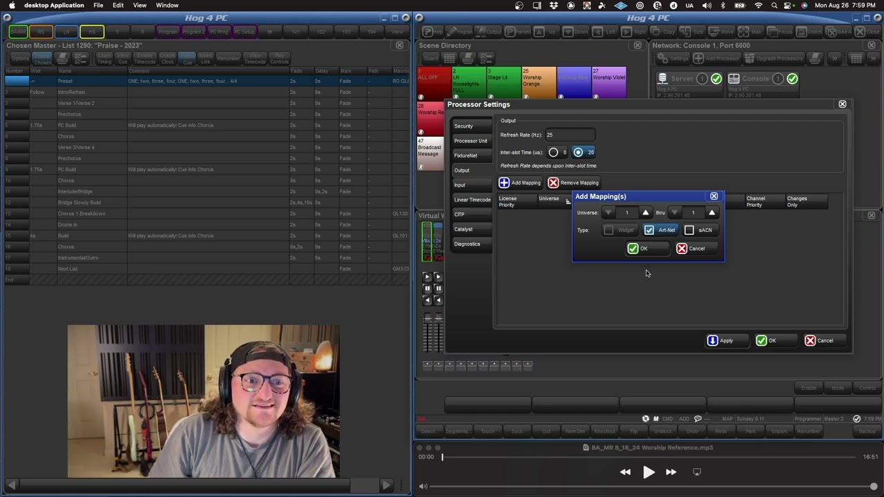 Configuring Output Mapping | HOG4