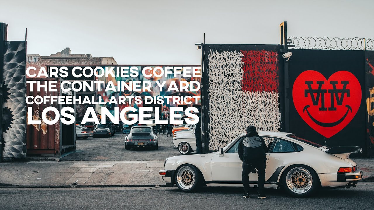 1st Official Cars, Cookies, Coffee in Arts District Los Angeles