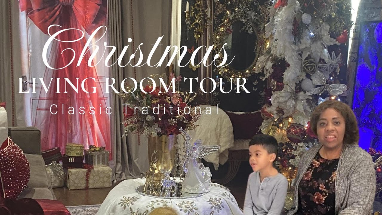 Christmas Living Room Tour (Classic Traditional)