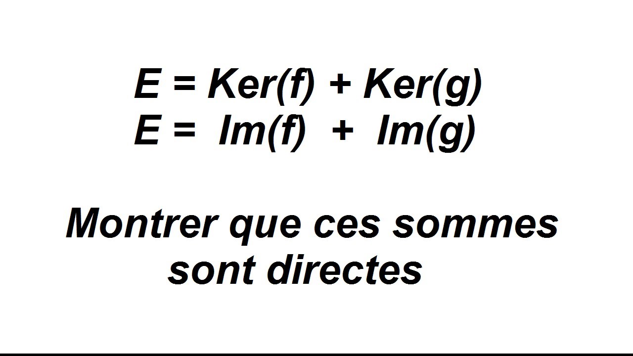 Formule de Grassmann : application - exercice corrigé