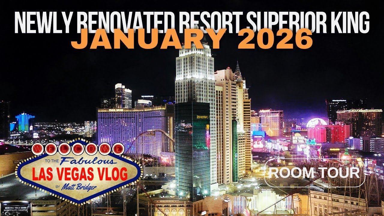 Excalibur Hotel & Casino Las Vegas (Renovated Resort Superior King 27201) Room Tour 8th January 2026