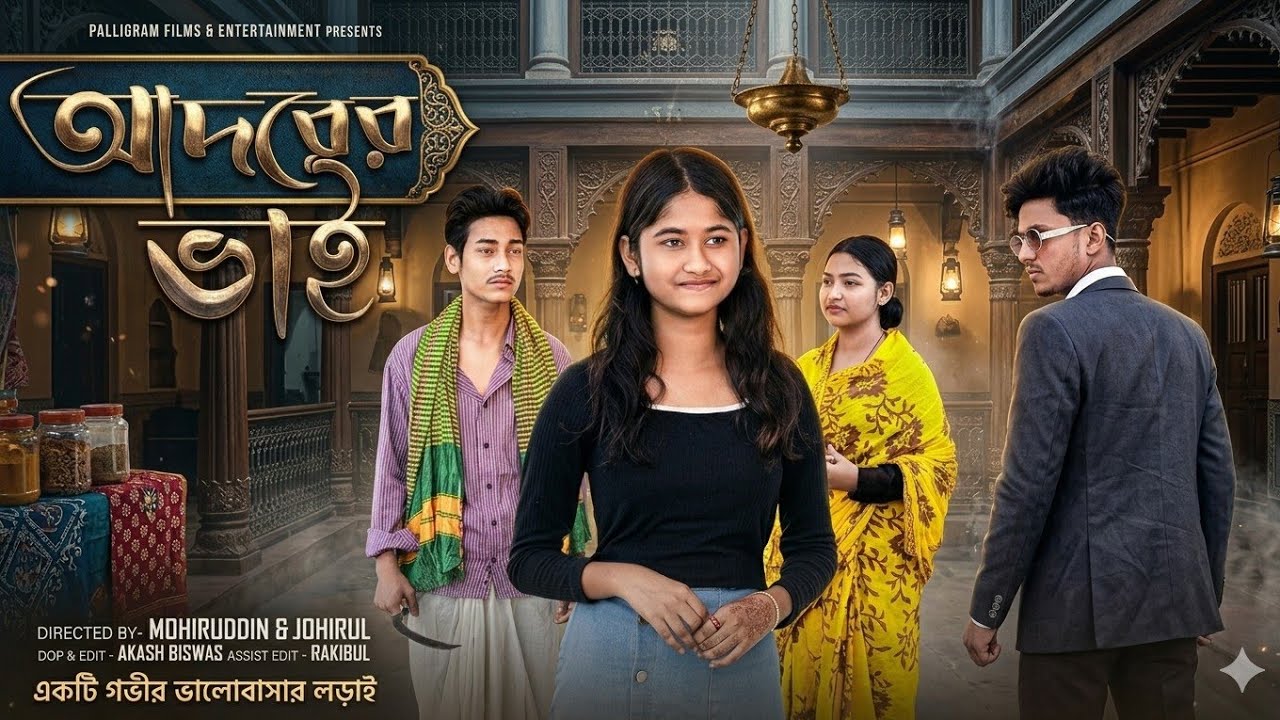 আদরের ভাই | Adorer Bhai | Sahin & Sraboni | Bangla Natok | Palli Gram TV #আদরের ভাই