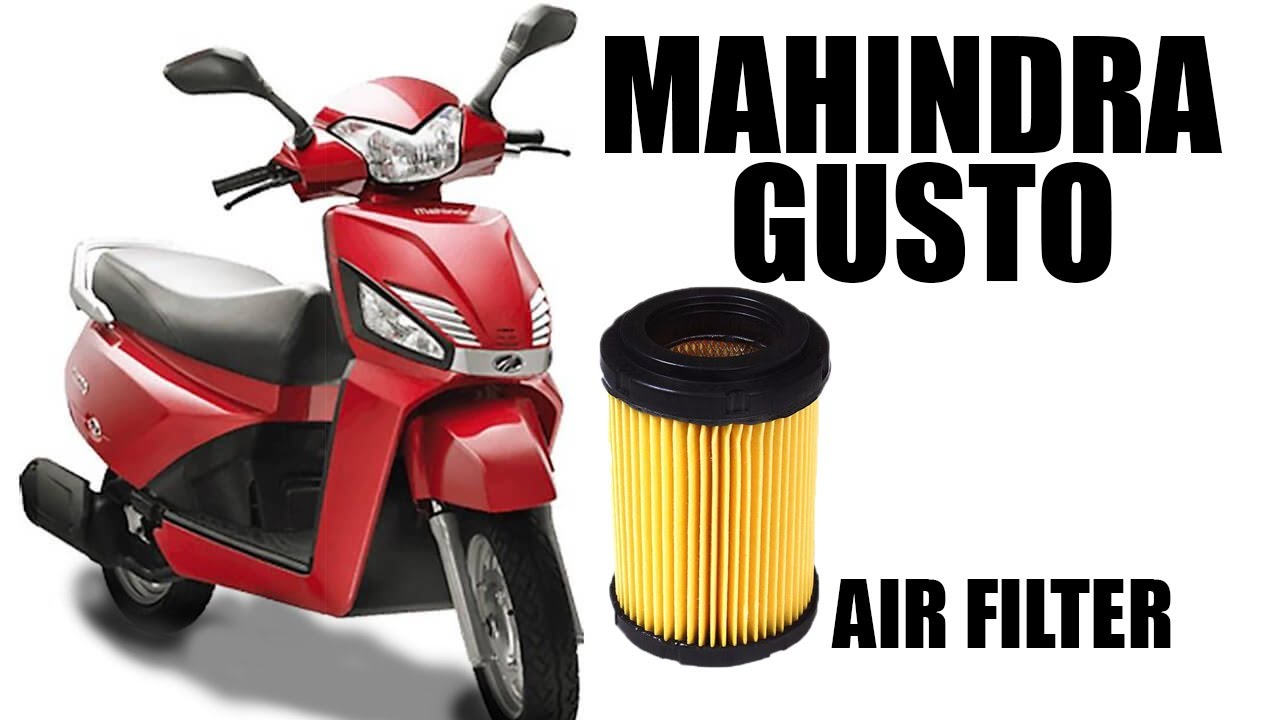 How to clean air filter of Mahindra Gusto ||