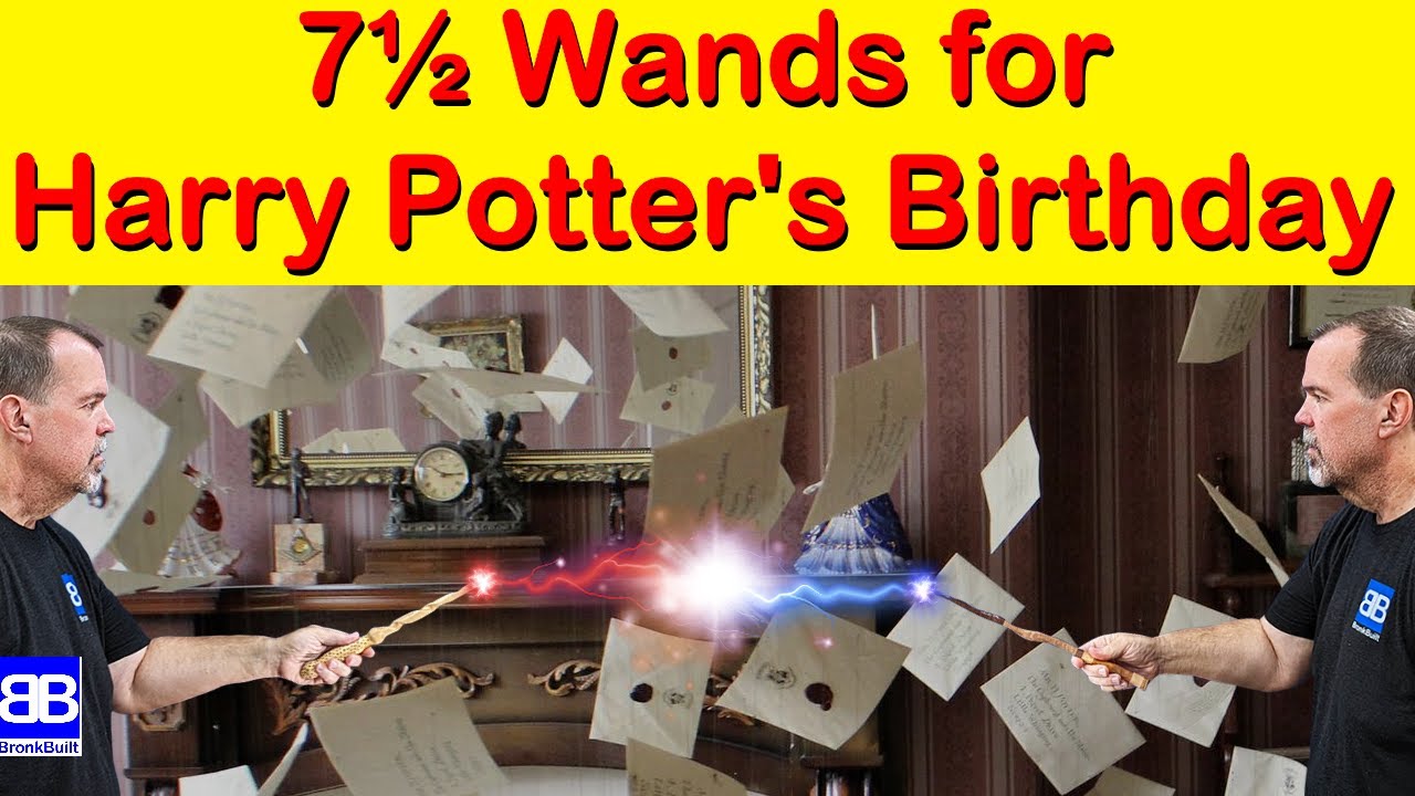 Make wands for Harry Potters birthday