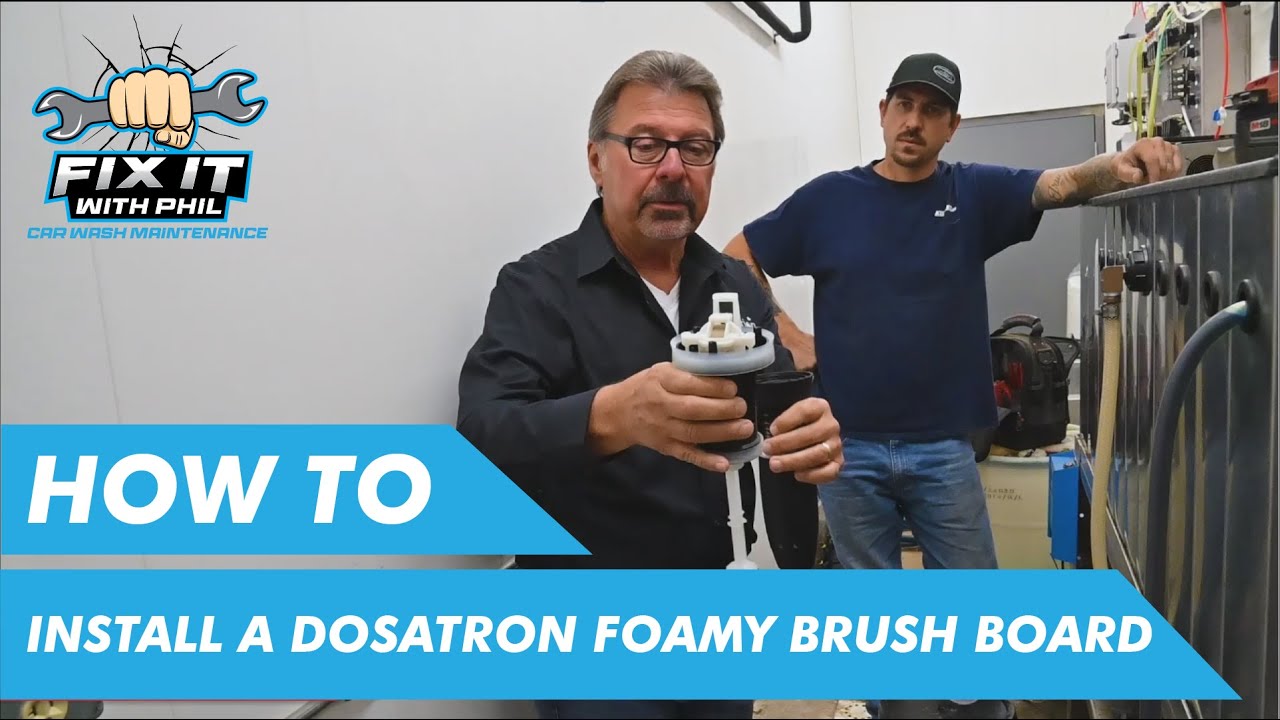 How to Install a Dosatron Foam Brush Panel - Fix It With Phil | Kleen-Rite