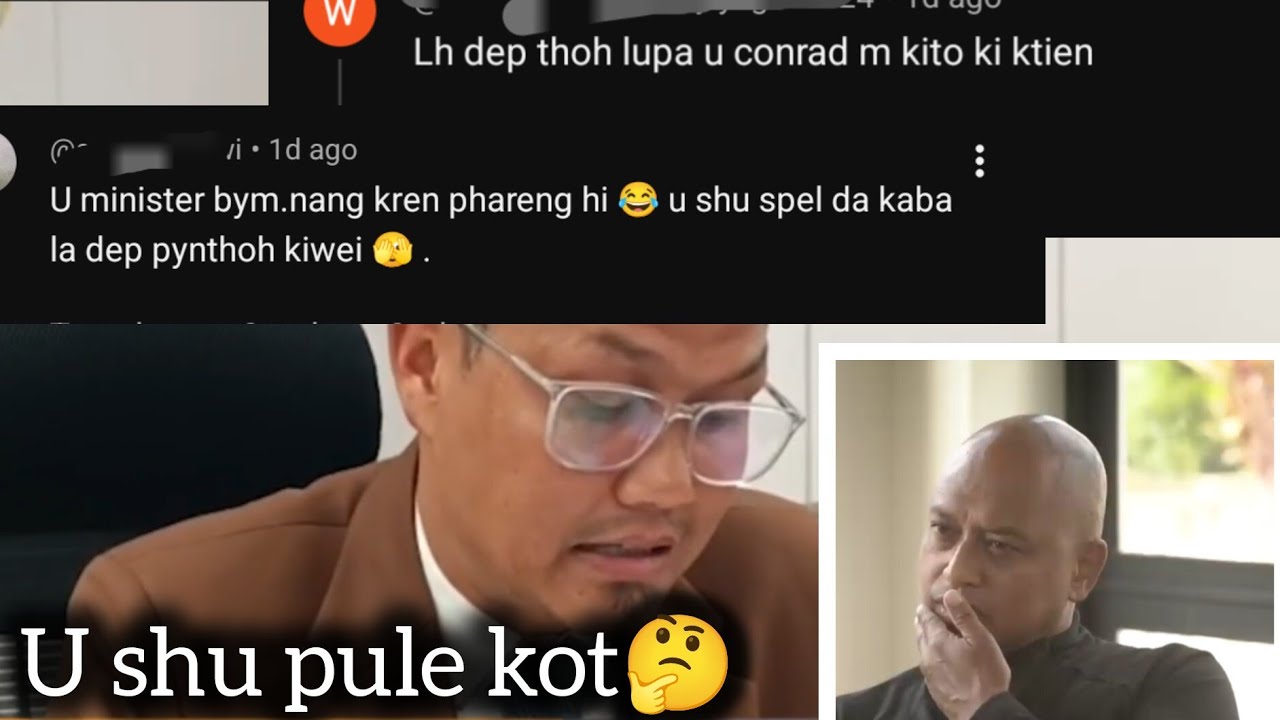 KAT UTA U HEALTH MINISTER RUH SHU PULE KOT SEH KUMBA ONG HA COMMENT HABA AI STATEMENT SHA KI MEDIA?🤔
