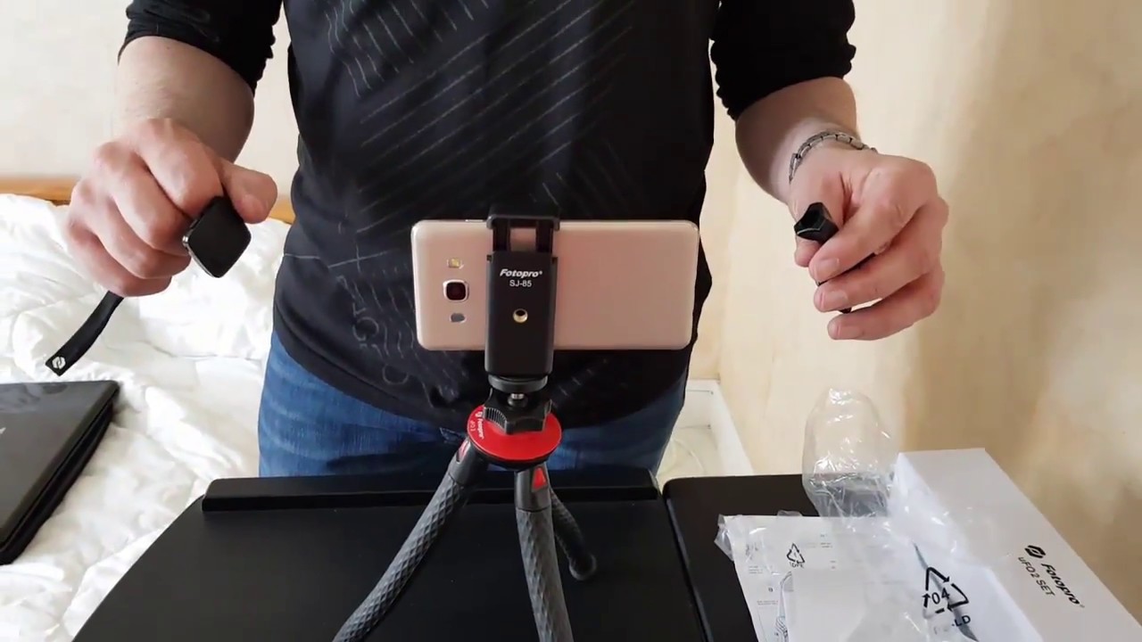 Fotopro Mini Trépied flexible UFO2 Tripod Test unboxing .🇫🇷🗜️📷📲📹