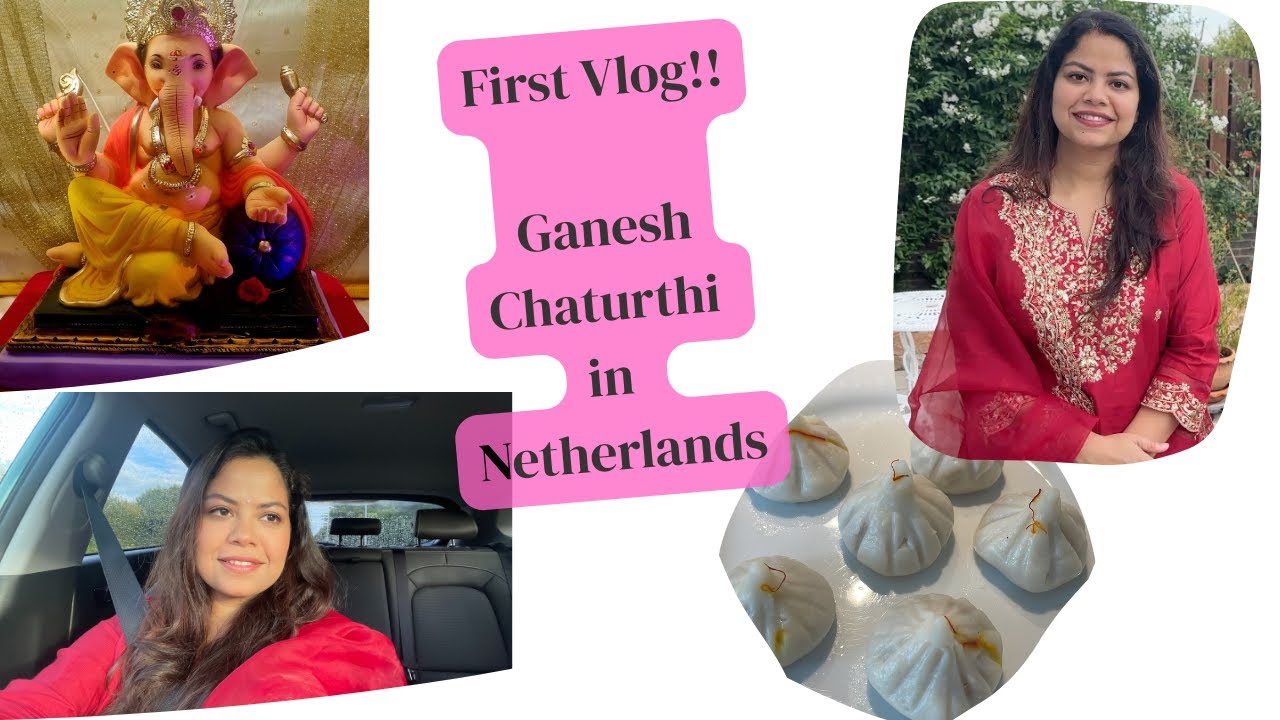 First Vlog!!! Ganesh Chaturthi Special From Netherlands!!!