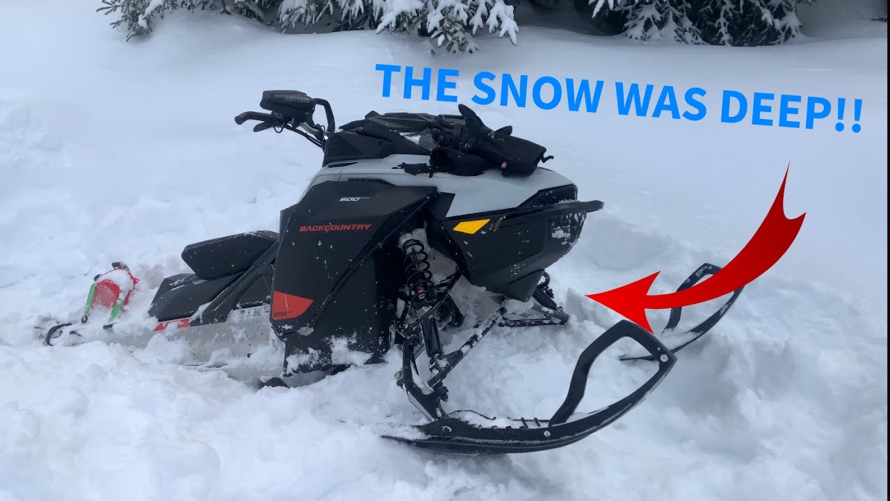 Deep snow with backcountry 600EFI