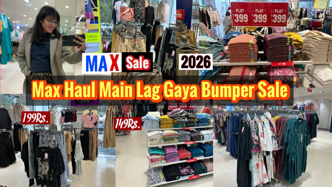 Max Sale is live | Max Latest January Collection 2026|Max Starting at 99/-| Max Sale 2025| Max #sale