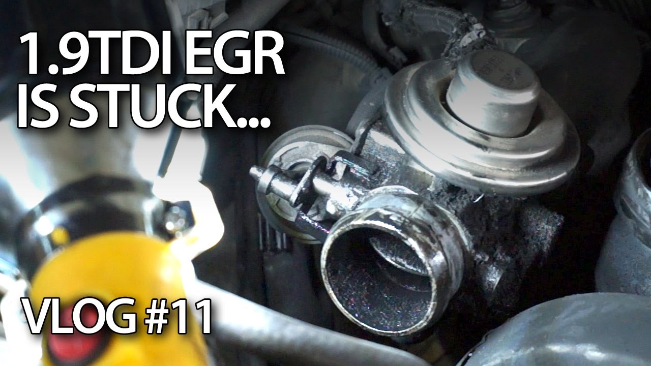 1.9TDI EGR valve is stuck. I failed