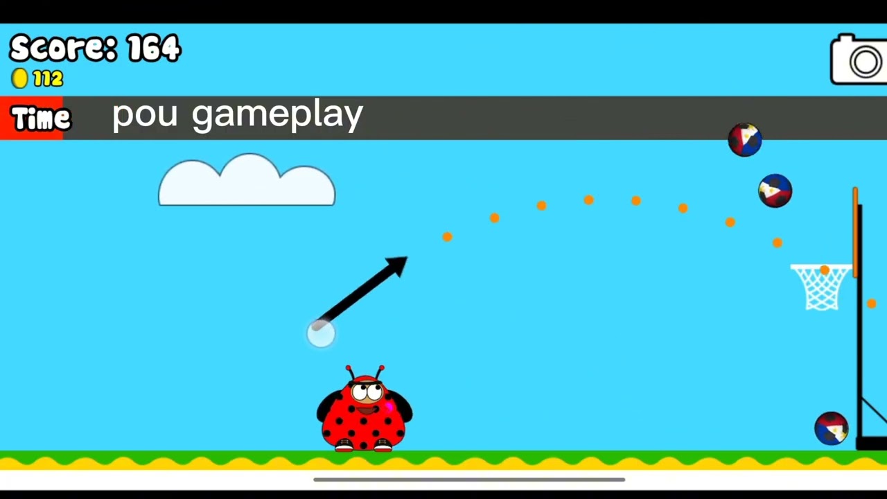 POU BASKETBALL | JOGUINHO DO POU | POU GAMEPLAY PART 8