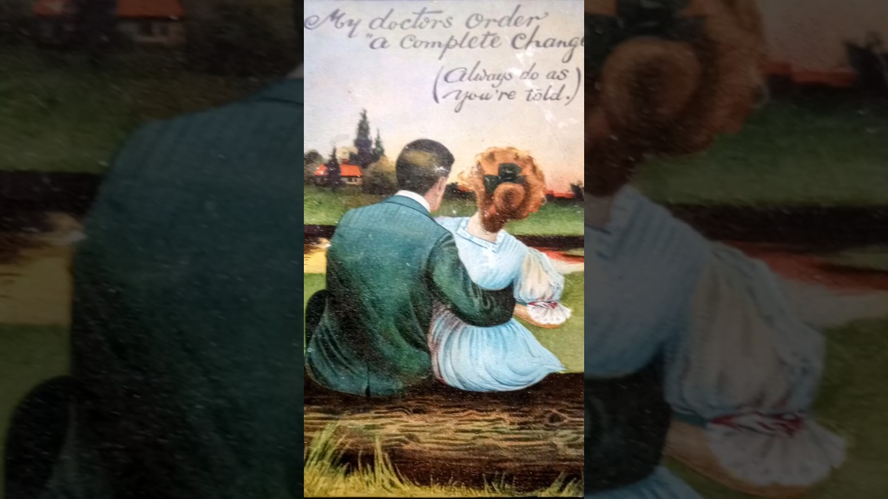Do As The Doctor Says #shorts #oldpostcards #1900s #vintage #vintagegreetings