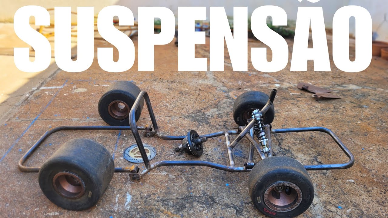 COLOQUEI AMORTECEDORES NO RALLY KART!