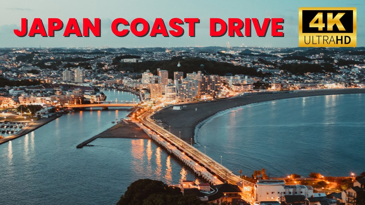 Enjoy a Relaxing Drive On The Famous Shounan | Japan Travel Drive 4K