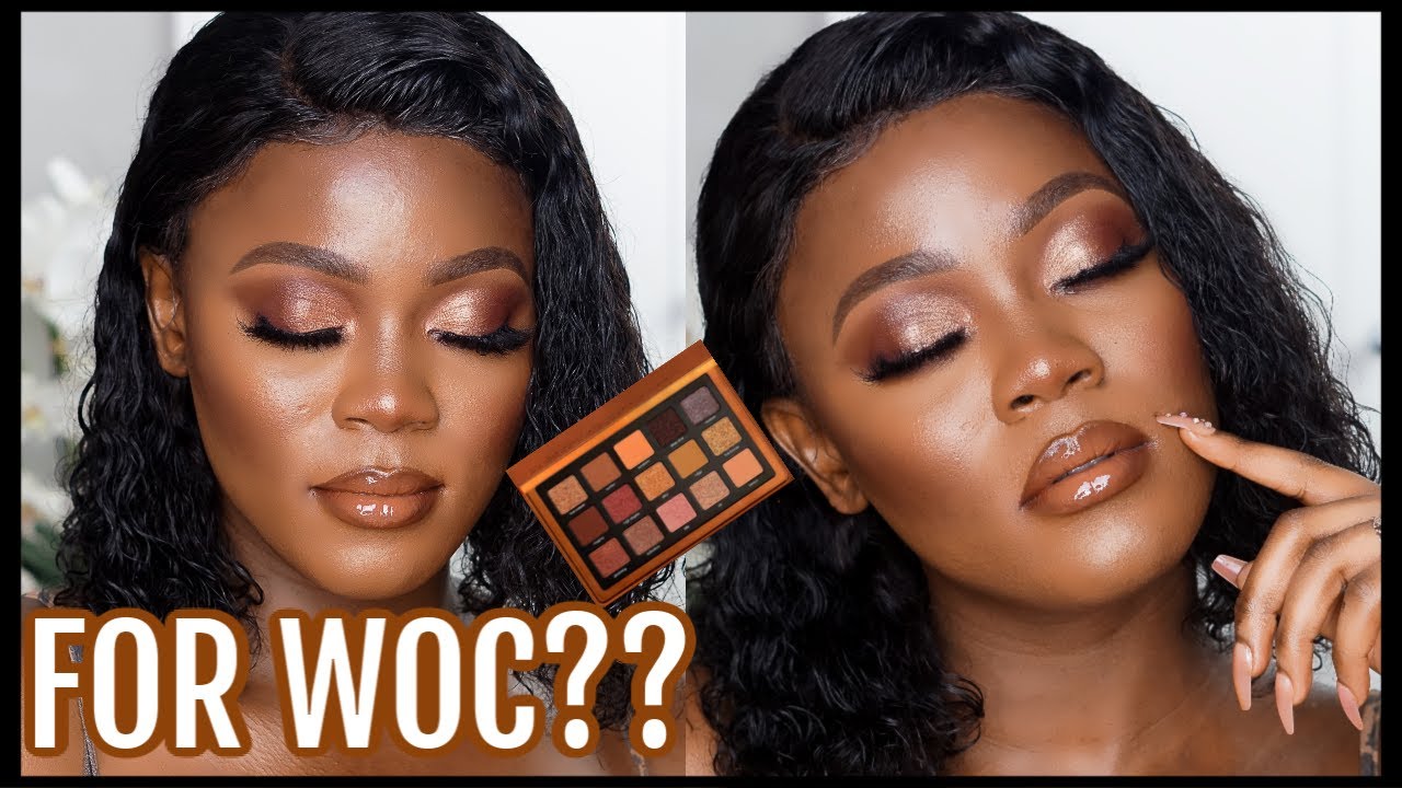 NEW NATASHA DENONA BRONZE EYESHADOW PALETTE 2020 ON DARK/BROWN SKIN|2 IN 1 MAKEUP, REVIEW & SWATCHES