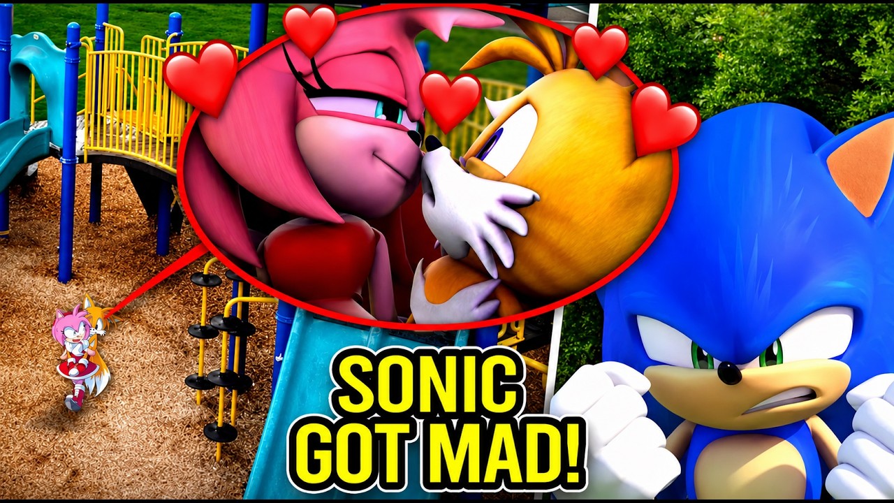 I FOUND AMY ROSE CHEATING ON SONIC IN REAL LIFE!! (TAILS & AMY)
