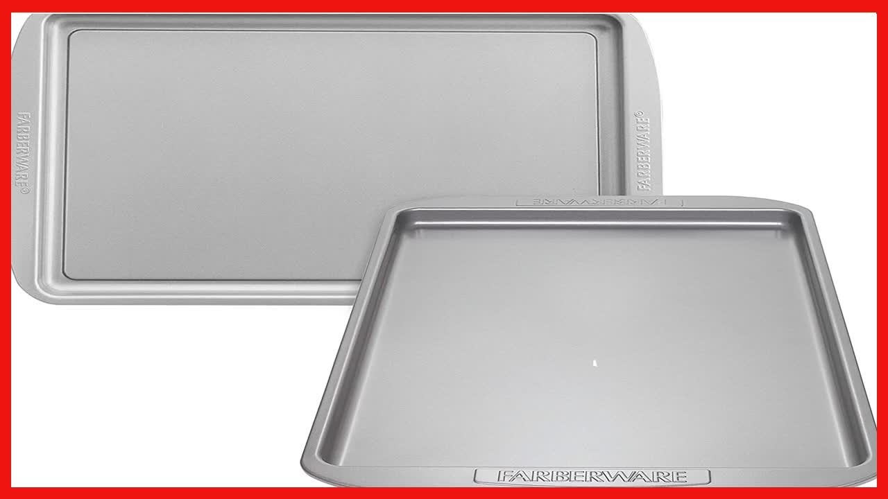 Farberware Nonstick Bakeware 11x17 Cookie Pan Set: Durable, Easy-Clean, and Oven-Ready