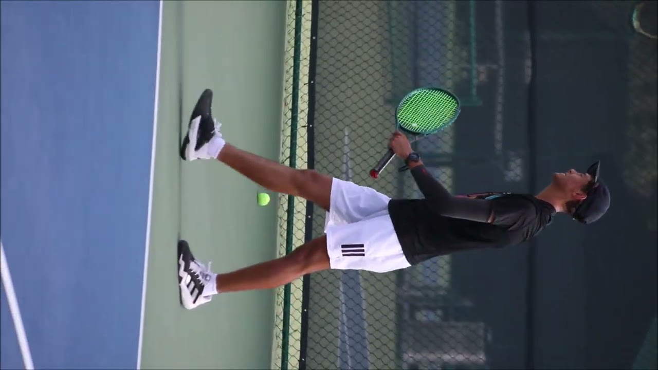 Tennis - Practice - Braden Lambert