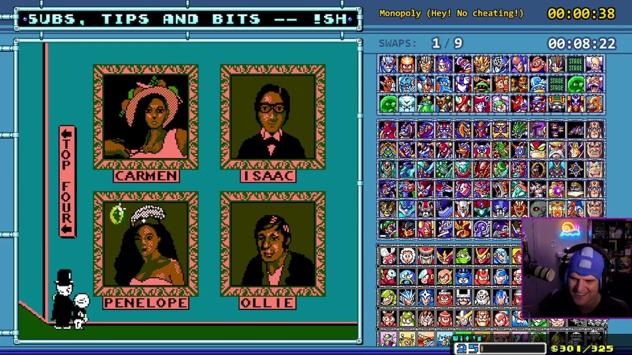 Mega Damage Shuffler, session 1 - swap on damage [starting with 116 games, adding more as we go]