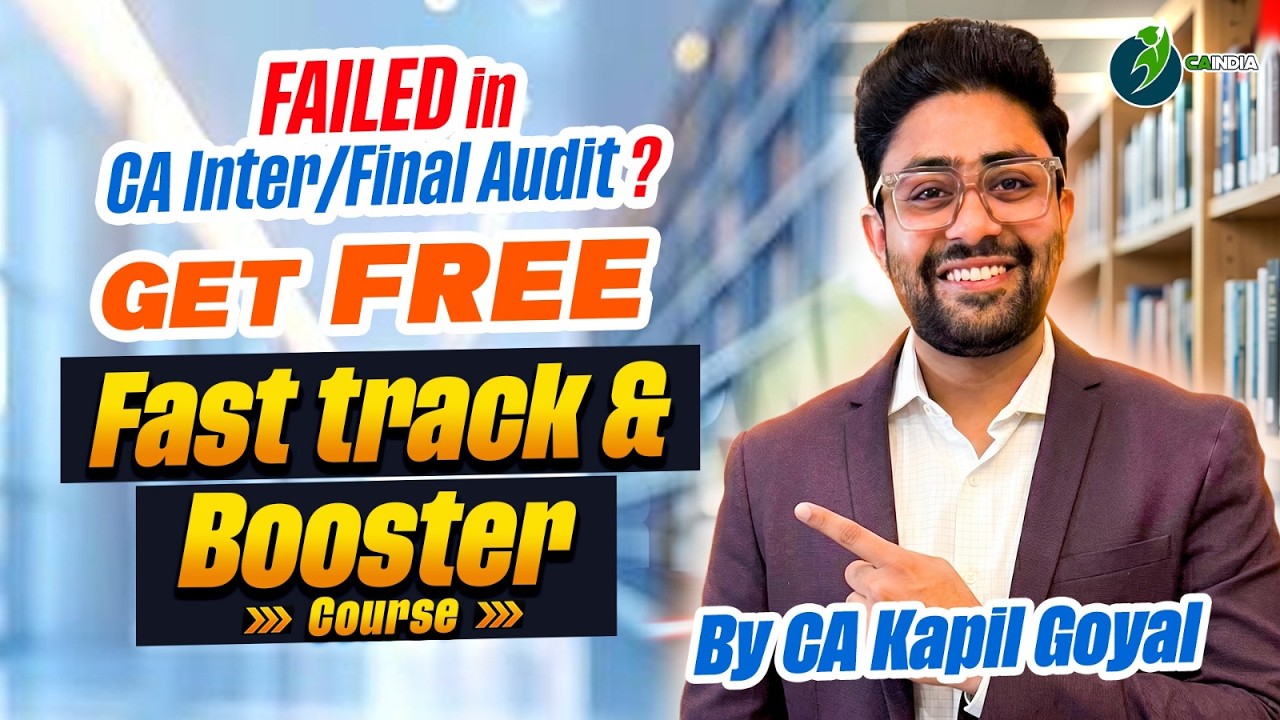 FREE CA Inter & Final Audit Classes | Pass Audit Smartly | CA Kapil Goyal